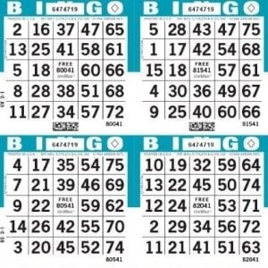 4-Face Square Bingo Paper Case