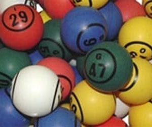 Multi Color Double Number Bingo Ball Set