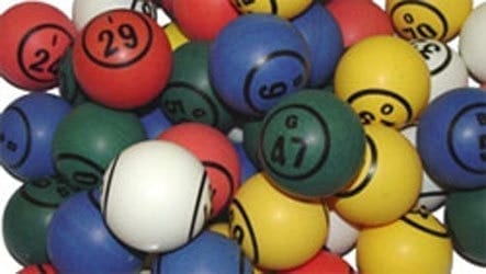 Multi Color Double Number Bingo Ball Set