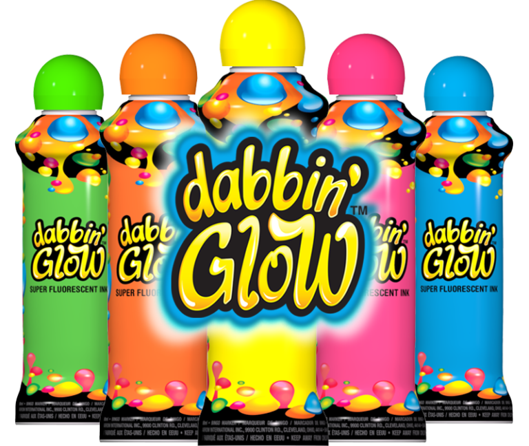 Dabbin' Glow 3 oz Fluorescent Bingo Dauber Abbott Bingo Products