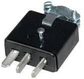Male 3 Prong Cable Mount Connector