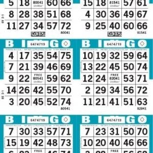 6-Face Vertical Bingo Paper - Package