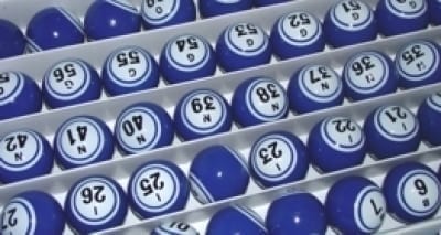 Blue Double Number Bingo Balls