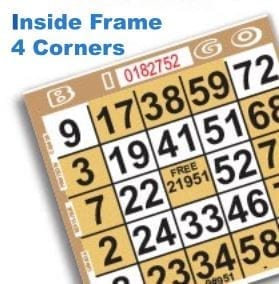 SALE- Inside Frame 4 Corners Pattern Paper