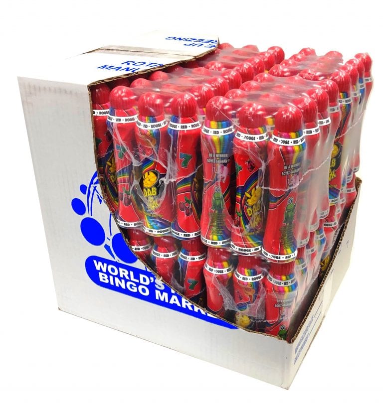 Case of 144 Bingo Daubers 3oz Dab O Ink Abbott Bingo Products Bingo