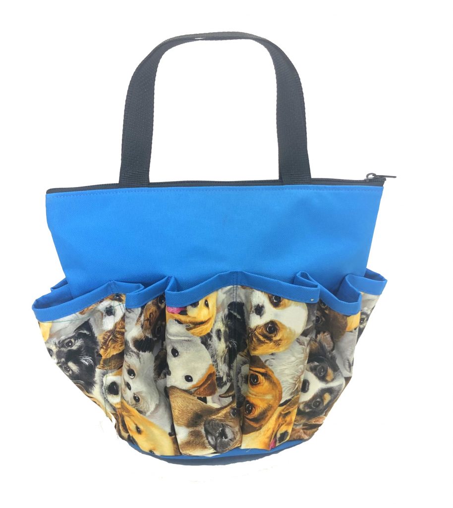 Bingo Dogs 10 Pocket Dauber Bag w/Zipper – Caribbean Blue
