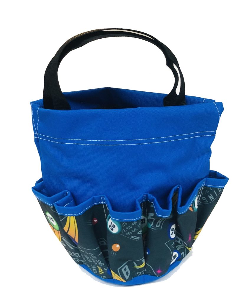 Free Space 10 Pocket Dauber Bag w/Velcro – Blue