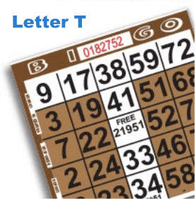 Letter “T” Pattern Paper