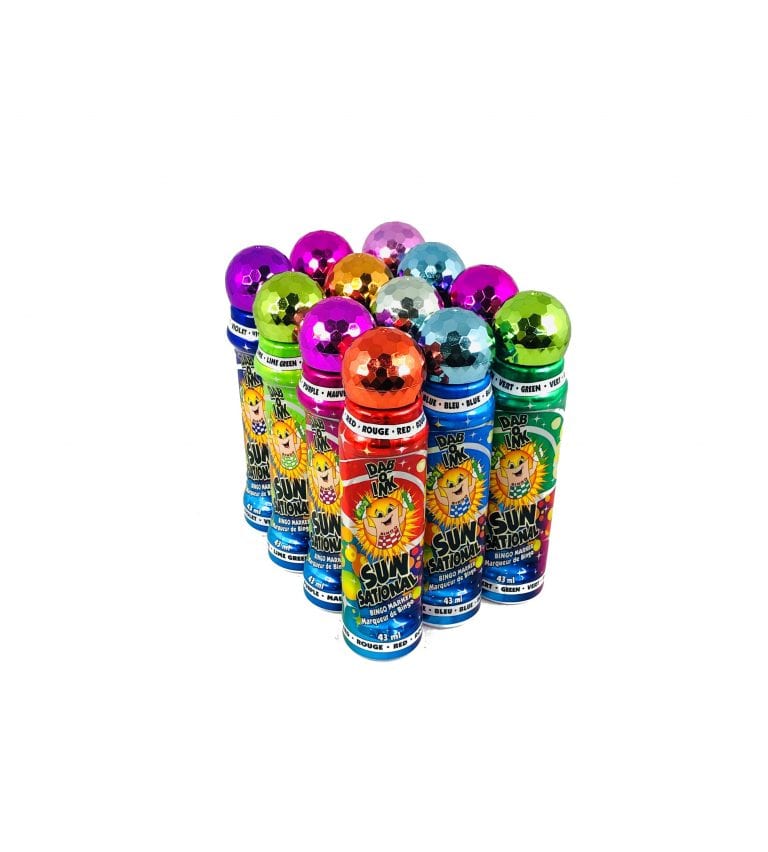 SALE Bulk Mini Sunsational 43ml Bingo Daubers Abbott Bingo Products